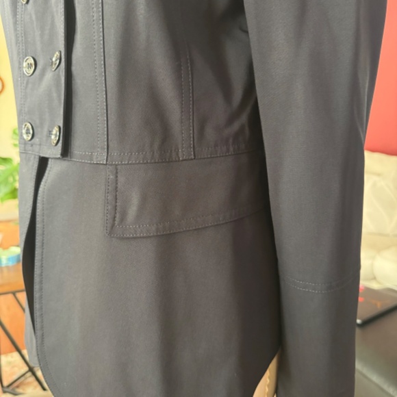 Women's Burberry london  Military Jacket with matching Pant size 4 Dark Navy - Picture 5 of 11